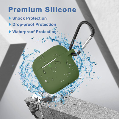 غلاف حماية سيليكون لأجهزة AirPods 4 – حافظة سماعة...