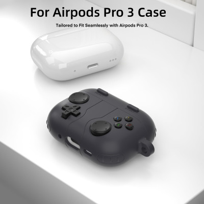غلاف حماية AirPods Pro 3 من السيليكون الناعم بتصمي...