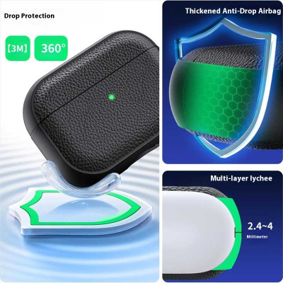 غلاف حماية PU ناعم لسماعات AirPods Pro 3 – متوافق...