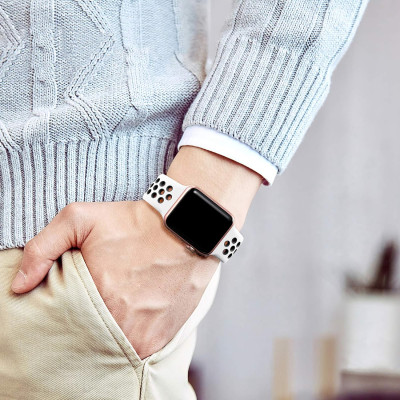 سوار رياضي لساعة أبل – متوافق مع مقاسات 49/46/45/4...