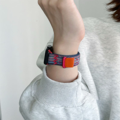 سوار نيون رياضي لساعة أبل – متوافق مع مقاسات 49/46...