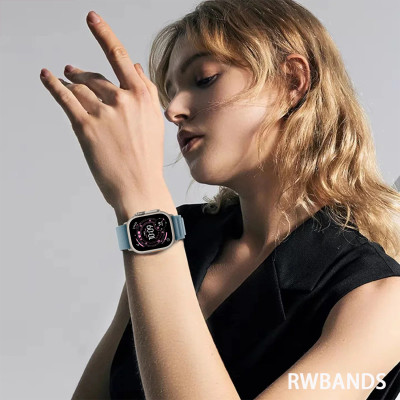 سوار جديد لساعة أبل – متوافق مع مقاسات 49/46/45/44...