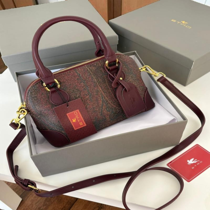 شنطة ايترو عنابي