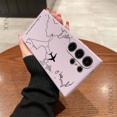 غلاف حماية سيليكون بنمط مسار الطائرة لهواتف سامسون...