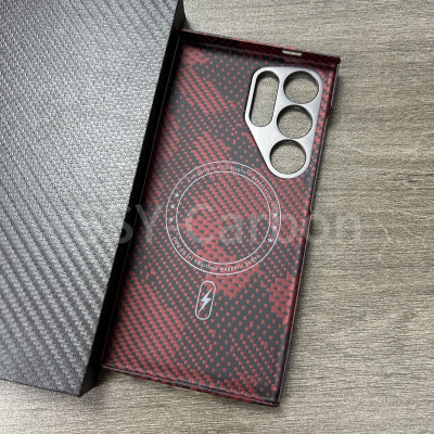 غلاف حماية فائق النحافة من ألياف الكربون متوافق مع...