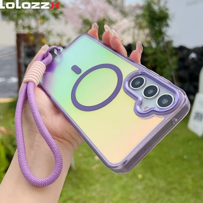 كفر جوال سامسونج بتصميم ليزري مع سير يد مغناطيسي