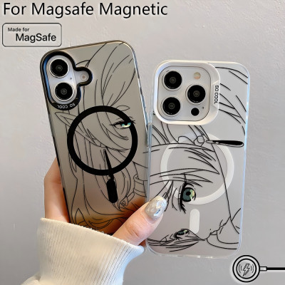 غلاف حماية مغناطيسي بتصميم أنمي Frieren متوافق مع...