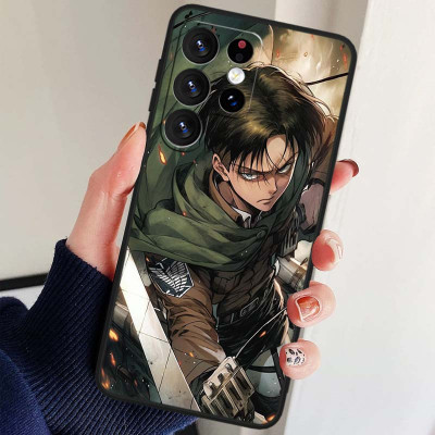 غلاف حماية أسود بتصميم Attack on Titan – إرين ييغر...