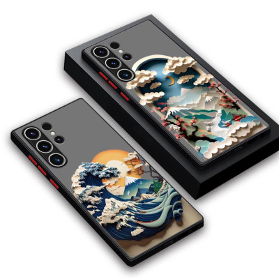 كفر حماية سامسونج بتصميم السماء الصيفية – غطاء أني...