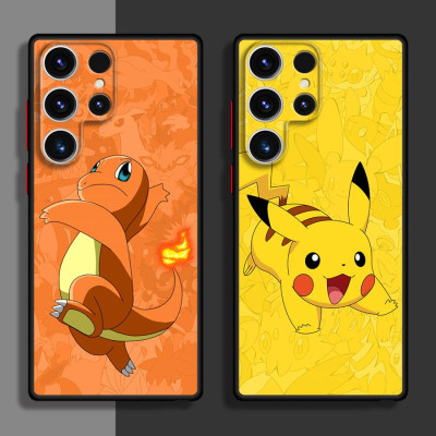 جراب جوال سامسونج سيليكون بتصميم Pokémon Pikachu