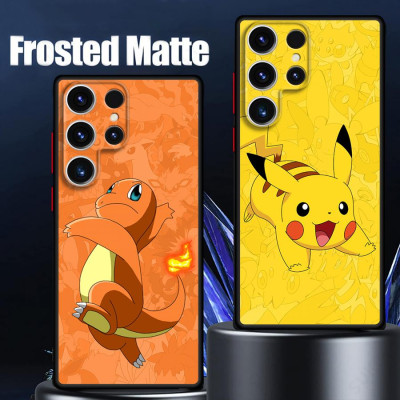 جراب جوال سامسونج سيليكون بتصميم Pokémon Pikachu