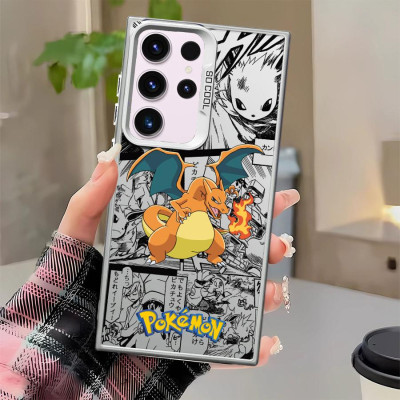 جراب جوال سامسونج بتصميم Pokémon غطاء أنمي جذاب