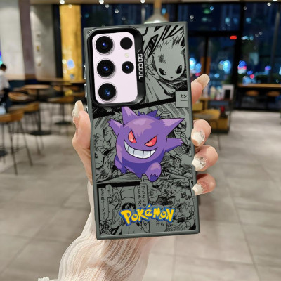 جراب جوال سامسونج بتصميم Pokémon غطاء أنمي جذاب