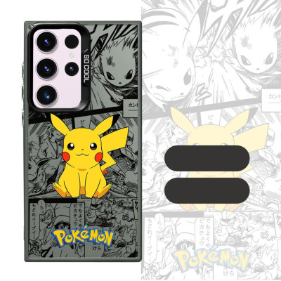جراب جوال سامسونج بتصميم Pokémon غطاء أنمي جذاب