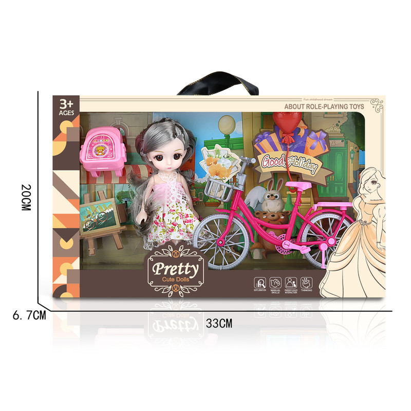 عروسة بريتي الجميلة مع دراجة 31-2333215