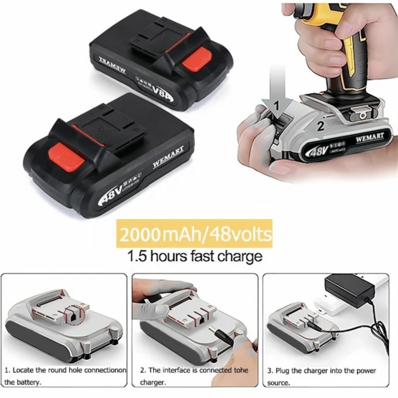 دريل ومفك كهربائي ماركة دينكس