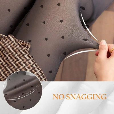 جوارب نسائية دافئة مصنوعة من الصوف ، لباس ضيق لتأث...