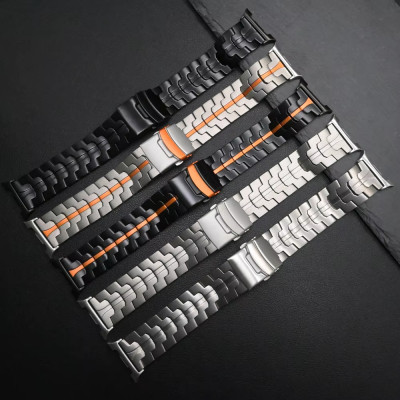 حزام تيتانيوم فاخر لساعة سامسونج جالاكسي 8 كلاسيكي...