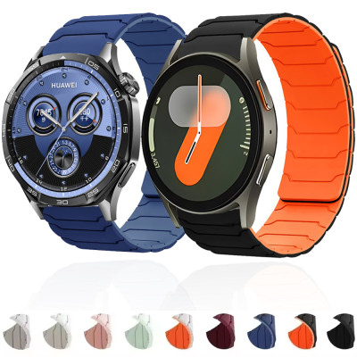 22mm 20mm Magnetic Silicone Band for Samsung Galax...