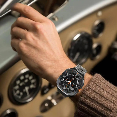 التيتانيوم الفرقة لساعة سامسونج جالاكسي الترا 47 م...