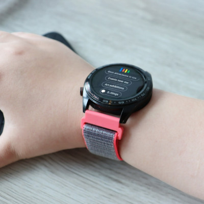 22mm 20mm Nylon Loop Strap for Samsung Galaxy Watc...