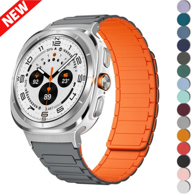 سوار سيليكون مغناطيسي لساعة Samsung Galaxy Watch U...