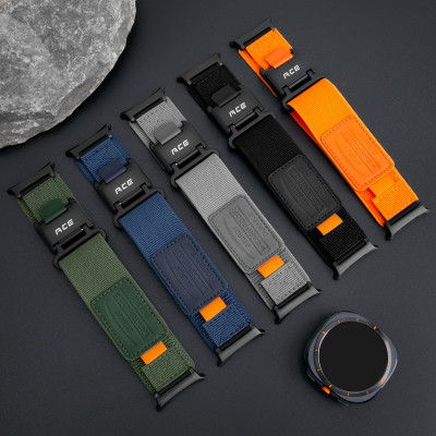 سوار نايلون رياضي مغناطيسي لساعة Samsung Galaxy Wa...