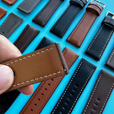 سوار جلدي ناعم مقاس 22/20 مم لساعة Huawei GT6/GT6...