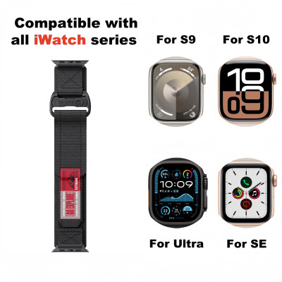 حزام نايلون رياضي لساعة Apple Watch من Outdroos –...