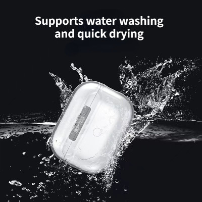 غلاف حماية شفاف سيليكون لـ AirPods Pro 2 – جراب خف...