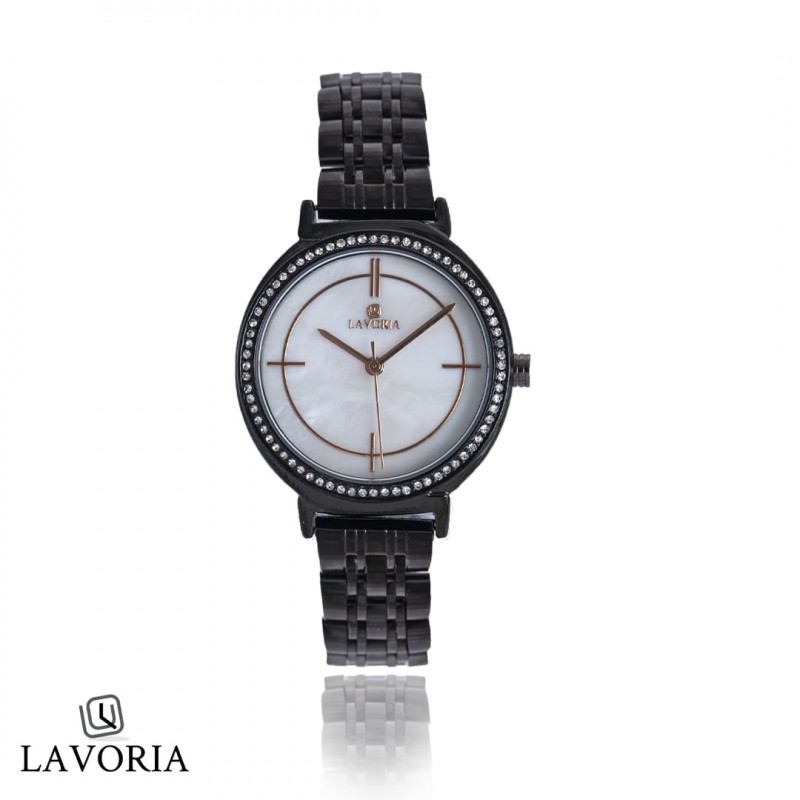 ساعة نسائيه من الستيل بتصميم كلاسيكي انيق من لافور...