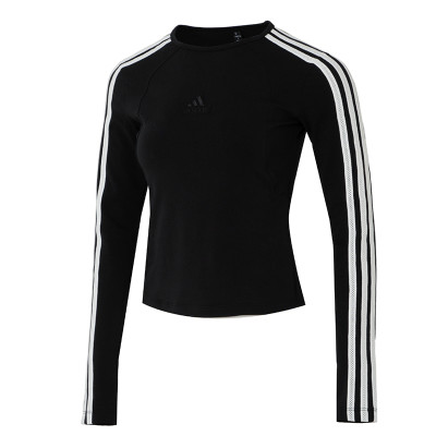 تي شيرت نسائي من Adidas بأكمام طويلة، عصري للرياضا...