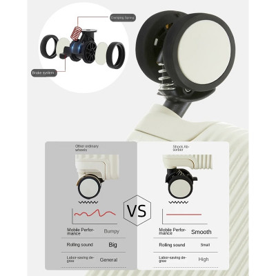 حقيبة سفر بفتحة أمامية