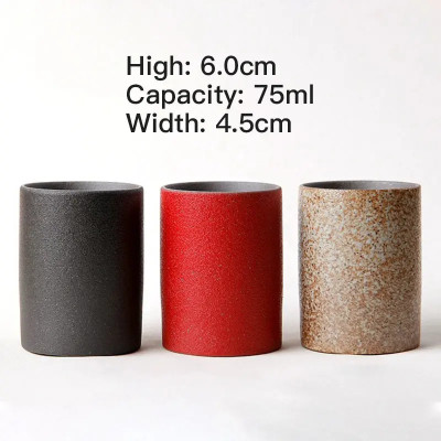 قدح قهوة فخارية صينية ، كوب شاي سيراميك .