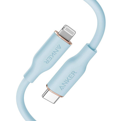 كابل شحن Anker PowerLine III Flow 641 صديق للبشرة...