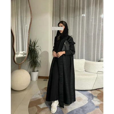 Islamic black simple abaya for women, fashionable,...
