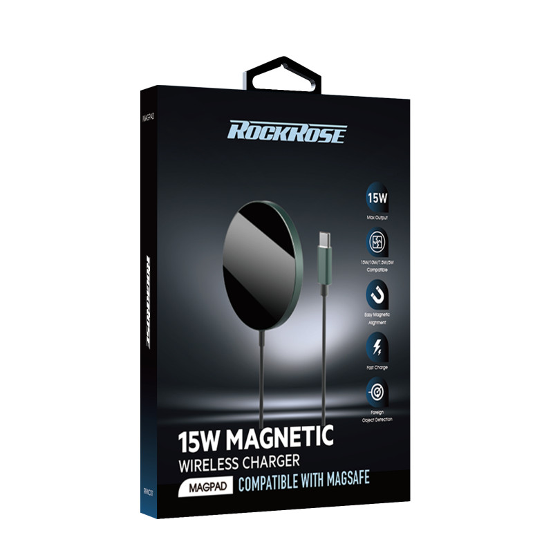 شاحن لاسلكي من روكروز 15 واط زيتي