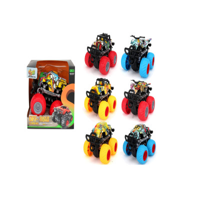 سيارة فريكشن كفرات كبير استاند 72 حبة منوع