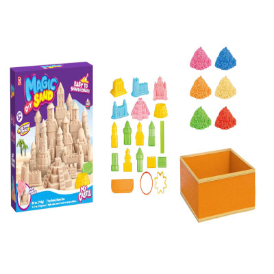 رمل سحري مع قلعة