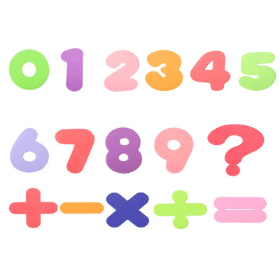 حروف وأرقام فلين 16 قطعة