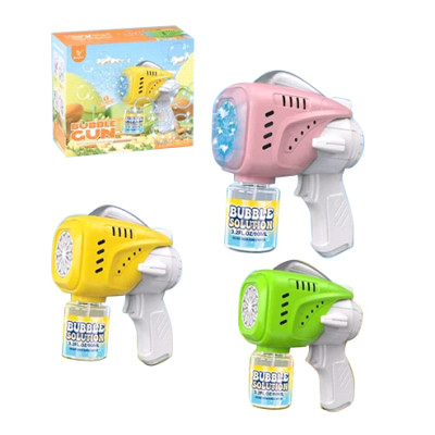 مسدس الفقاعات القابل للشحن – انفجار فقاعات وردي لأ...