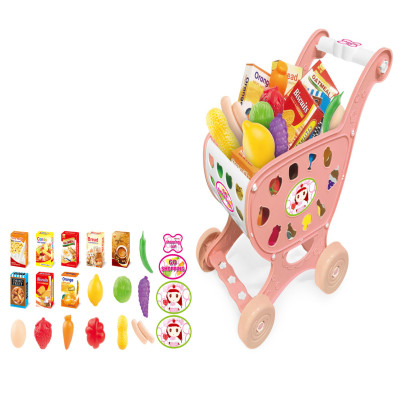 عربة تسوق مع اكسسوارات