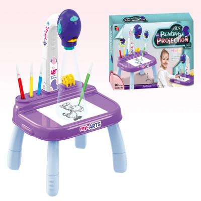 طاولة ولوحة رسم وبروجيكتور 2 في1