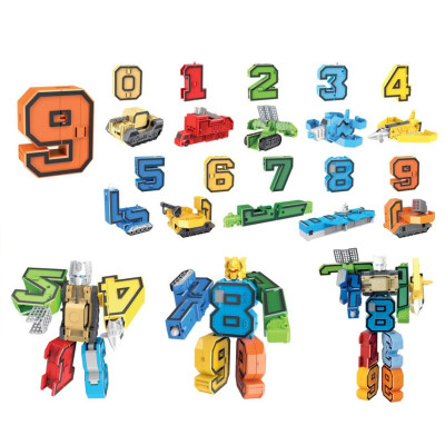 مكعبات تركيب ارقام يمكن تحويلها إلى روبوتات