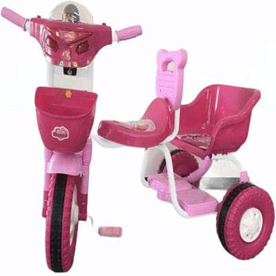 سيكل نفرين بلاستيك وردي