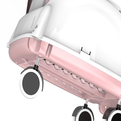 بيبي لوف كرسي طعام متعدد الوظائف 3 في 1 وردي