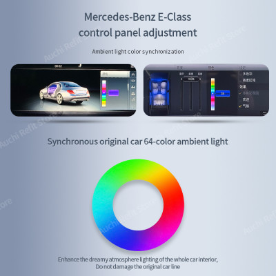 64 ألوان LED فتحات الهواء ثلاثية الأبعاد الدورية م...