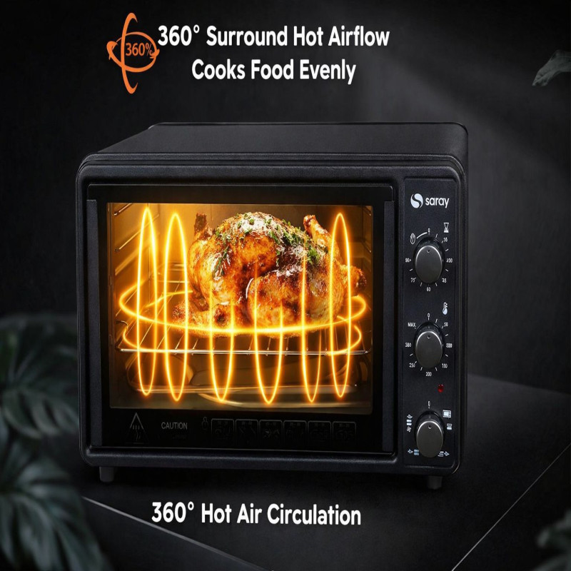 فرن كهربائي سراي سعة 36 لتر 1300 واط مع ترموستات ق...