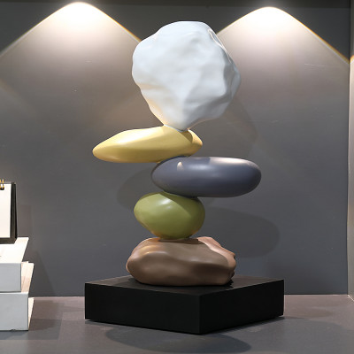 تماثيل حجر فنغ شوي ، نحت راتنج ، ديكور خزانة نبيذ...