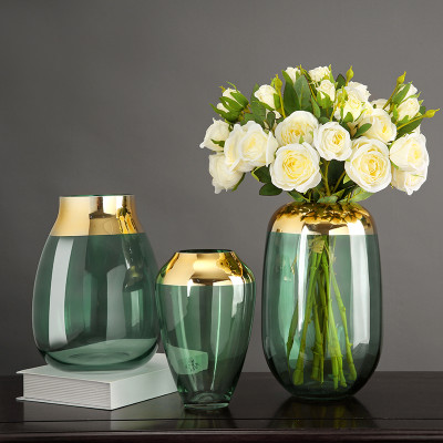 زهرية زجاجية الشمال ديكور ، ترتيب الزهور الإبداعية...